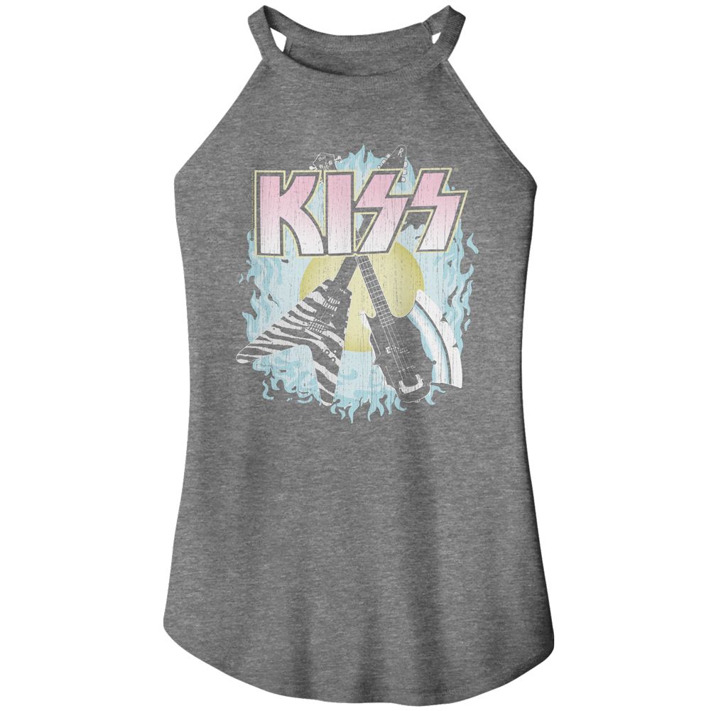 KISS - TWO GUITARS LADIES SHIRT