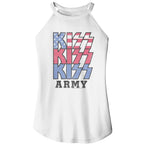 KISS - PATRIOTIC LOGO LADIES SHIRT