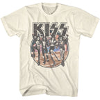 KISS - SPACE CIRCLE WITH SKELETON BAND SHIRT