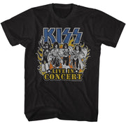KISS - LIVE IN FLAMES SHIRT