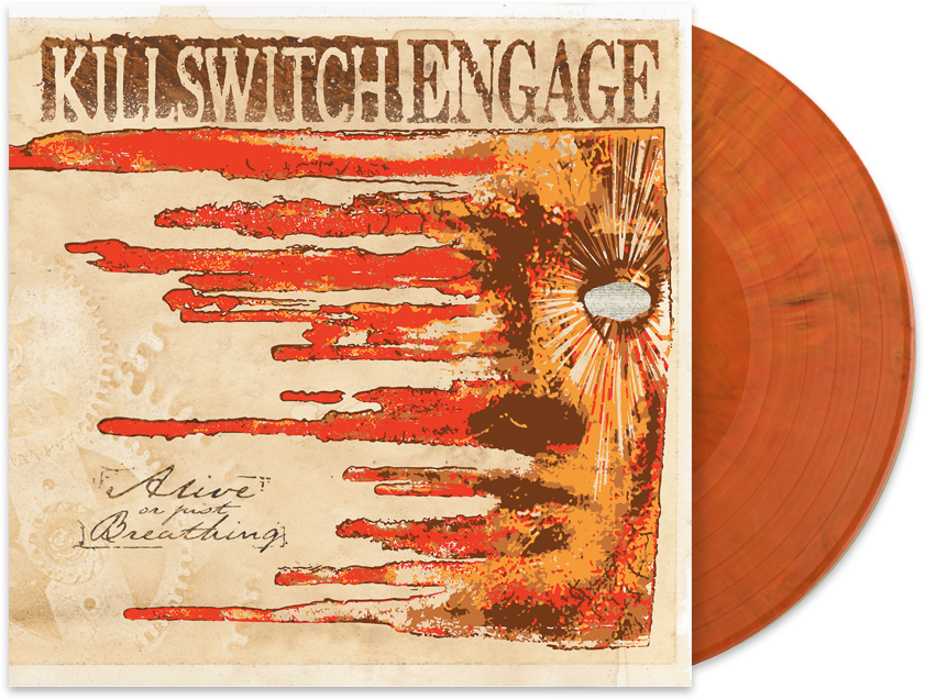 KILLSWITCH ENGAGE ‘ALIVE OR JUST BREATHING’ LP - EXCLUSIVE - LTD. 500 - VOODOOO + "SKULL COVER" SPECIAL COLLECTOR'S EDITION DELUXE MAGAZINE