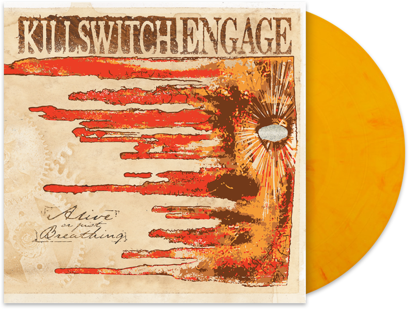 KILLSWITCH ENGAGE'ALIVE OR JUST BREATHING' LP - EXCLUSIVE - LTD. 500 - VARIOUS COLORS
