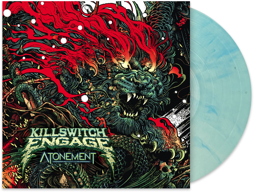 KILLSWITCH ENGAGE ‘ATONEMENT’ LP - EXCLUSIVE - LTD. 500 - CLEAR MINT/MARBLED
