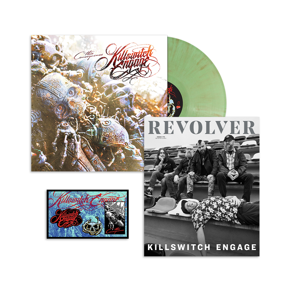 KILLSWITCH ENGAGE ‘THIS CONSEQUENCE’ LP - EXCLUSIVE - LTD. 500 - ENGULFING MOSS + REVOLVER WINTER 2024 ISSUE & ENAMEL PIN SET