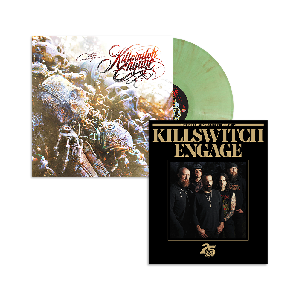 KILLSWITCH ENGAGE ‘THIS CONSEQUENCE’ LP - EXCLUSIVE - LTD. 500 - ENGULFING MOSS + REVOLVER SPECIAL COLLECTOR'S EDITION DELUXE MAGAZINE