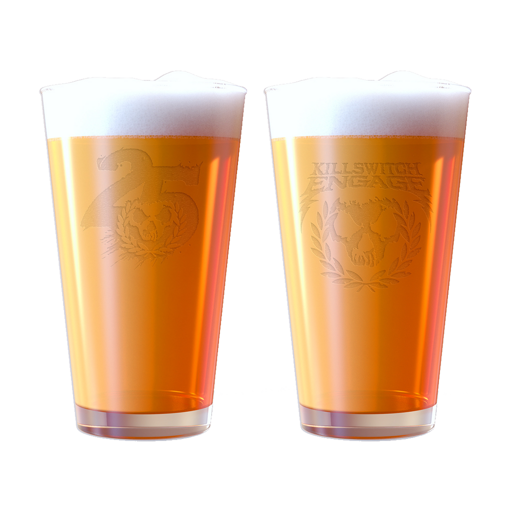KILLSWITCH ENGAGE LIMITED EDITION EXCLUSIVE PINT GLASS SET