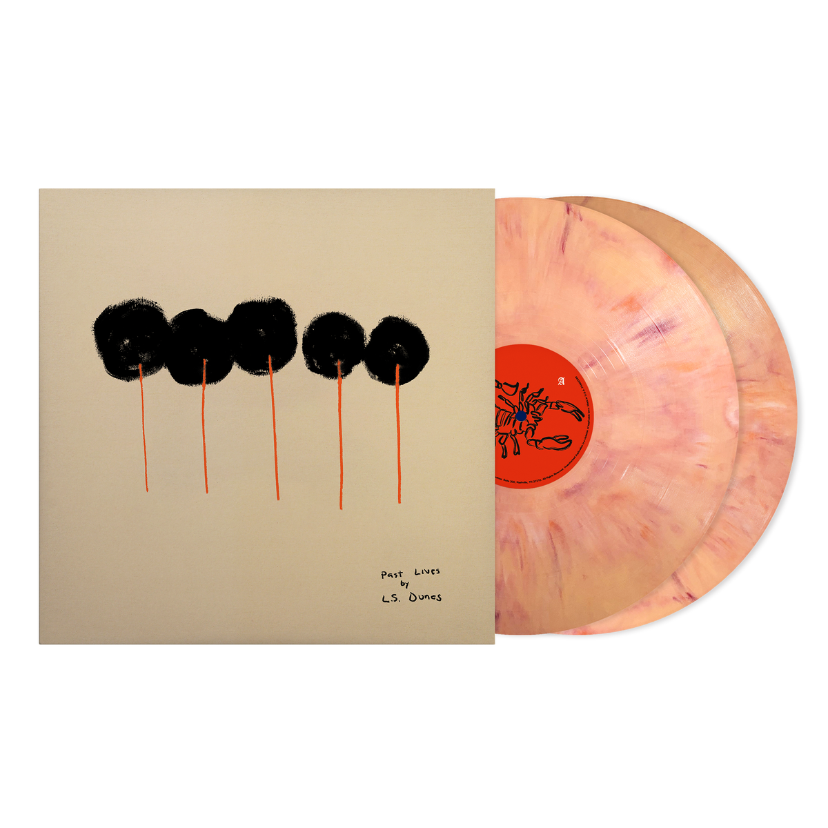 L.S. DUNES 'PAST LIVES' DELUXE 2LP - CREAM SWIRL