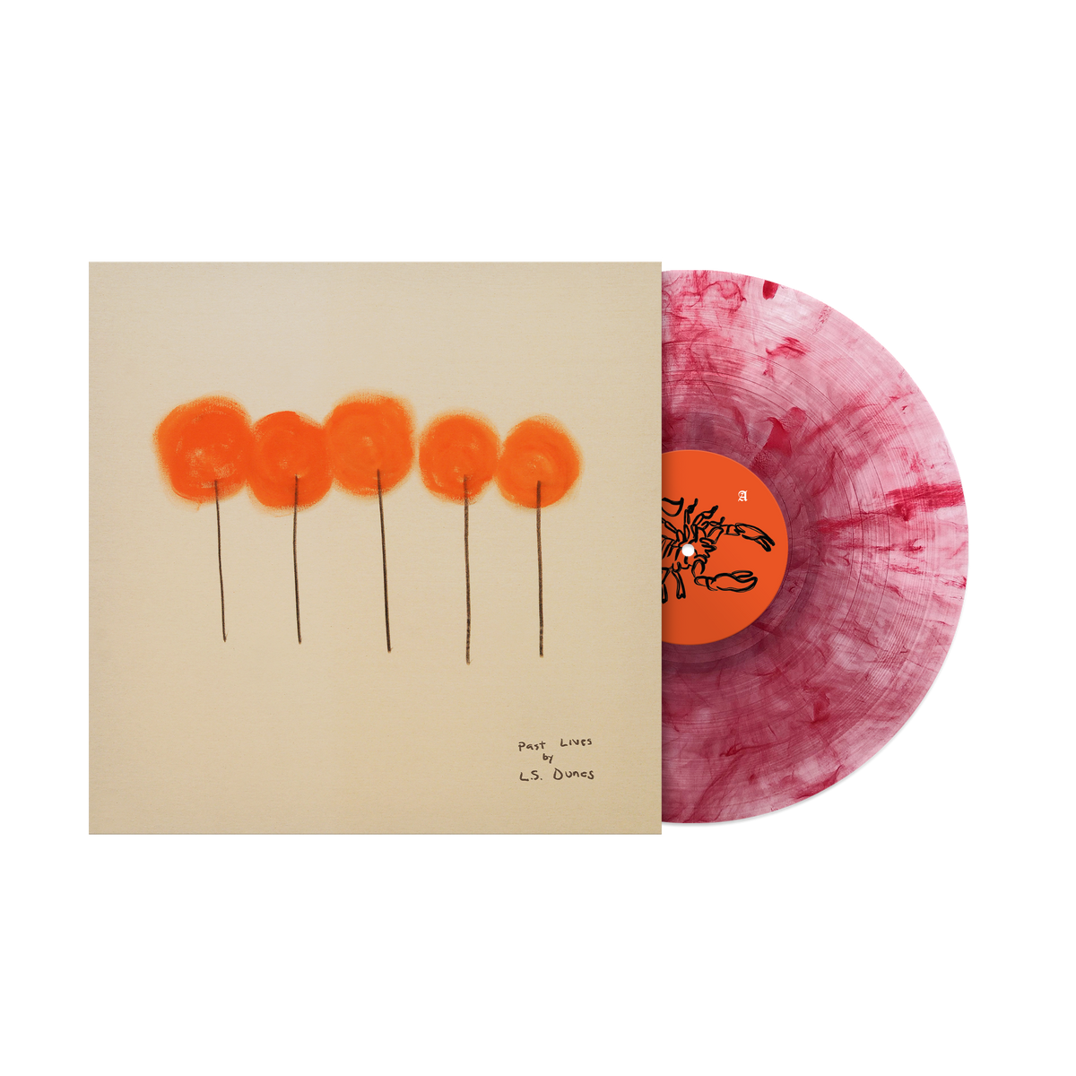 L.S. DUNES 'PAST LIVES' LP - BLOODSHOT TRANSLUCENT