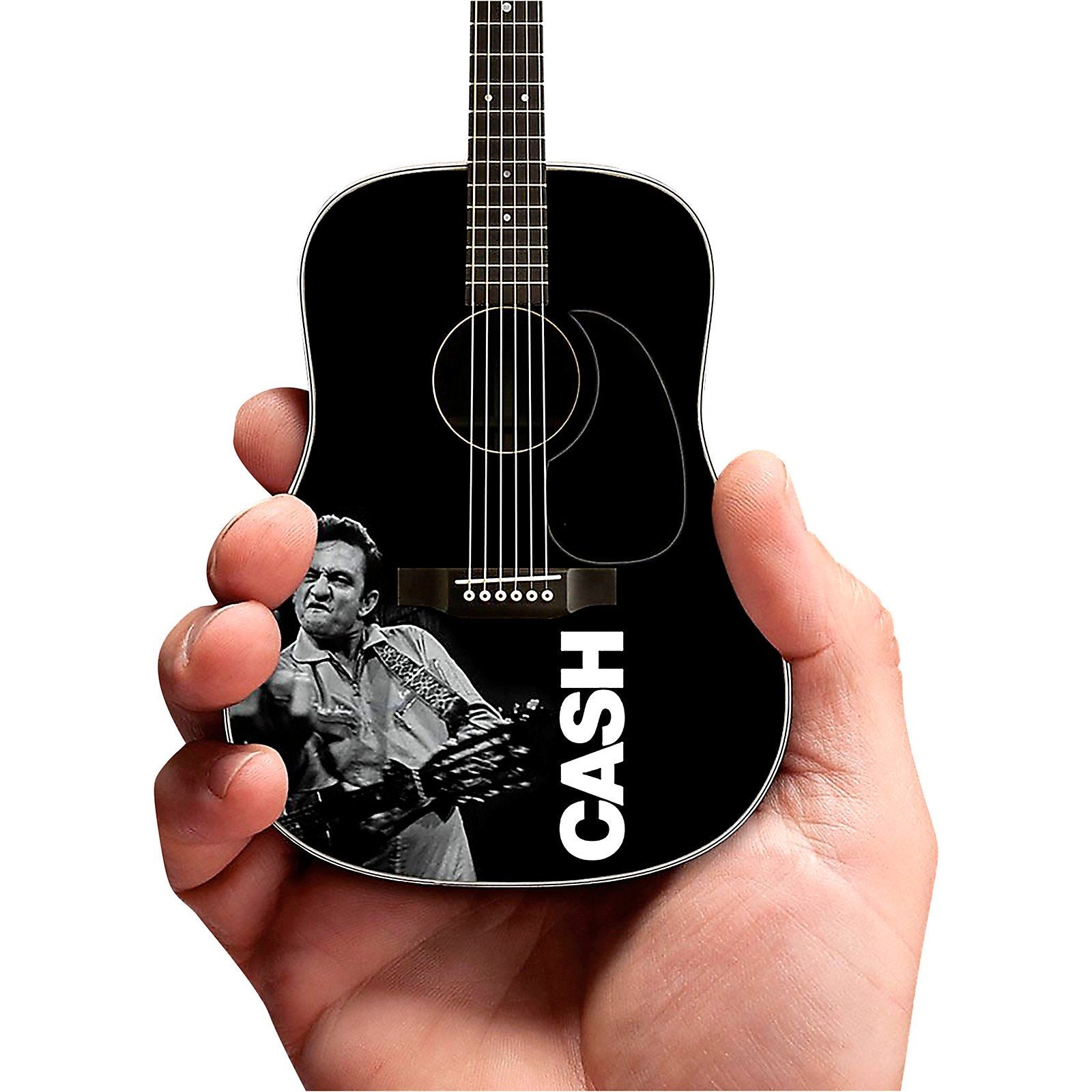 JOHNNY CASH - TRIBUTE BLACK - MINI GUITAR