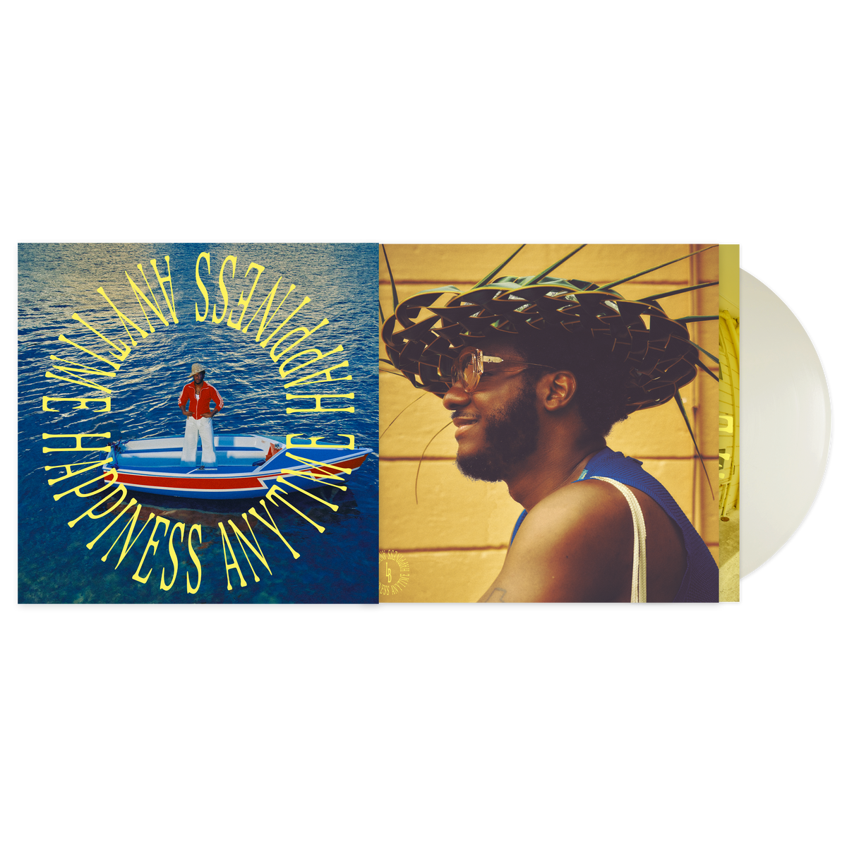LEON BRIDGES 'HAPPINESS ANYTIME WHITE SAND' LP (White Vinyl)