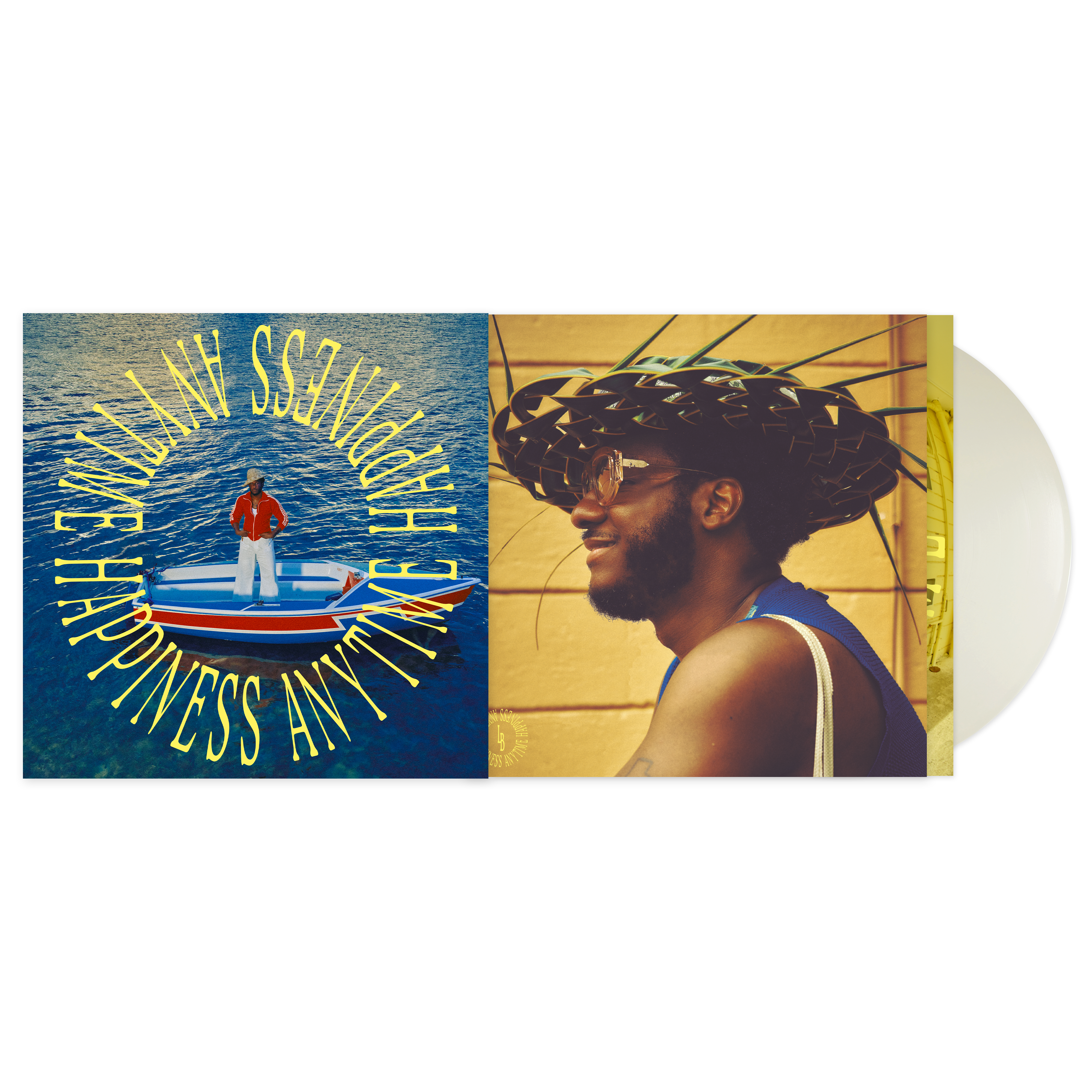 LEON BRIDGES 'HAPPINESS ANYTIME WHITE SAND' LP (White Vinyl)