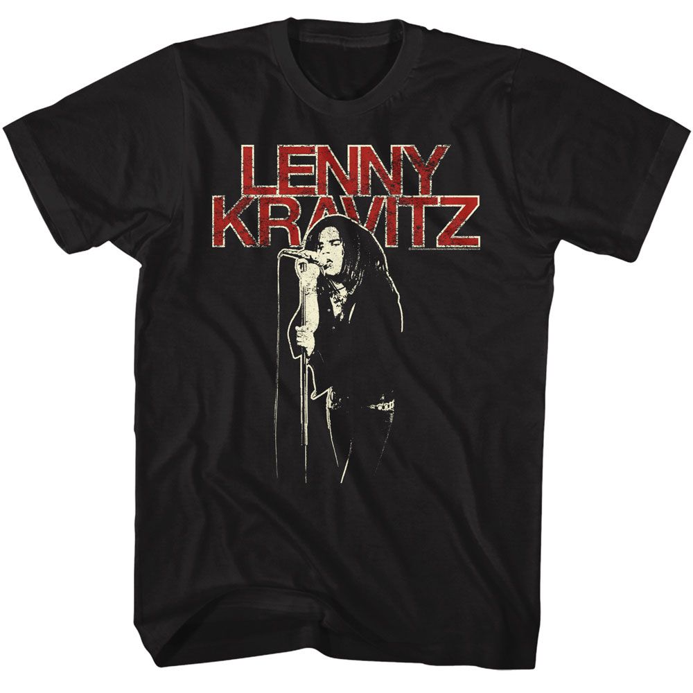 LENNY KRAVITZ - DISTRESSED TEXT SHIRT