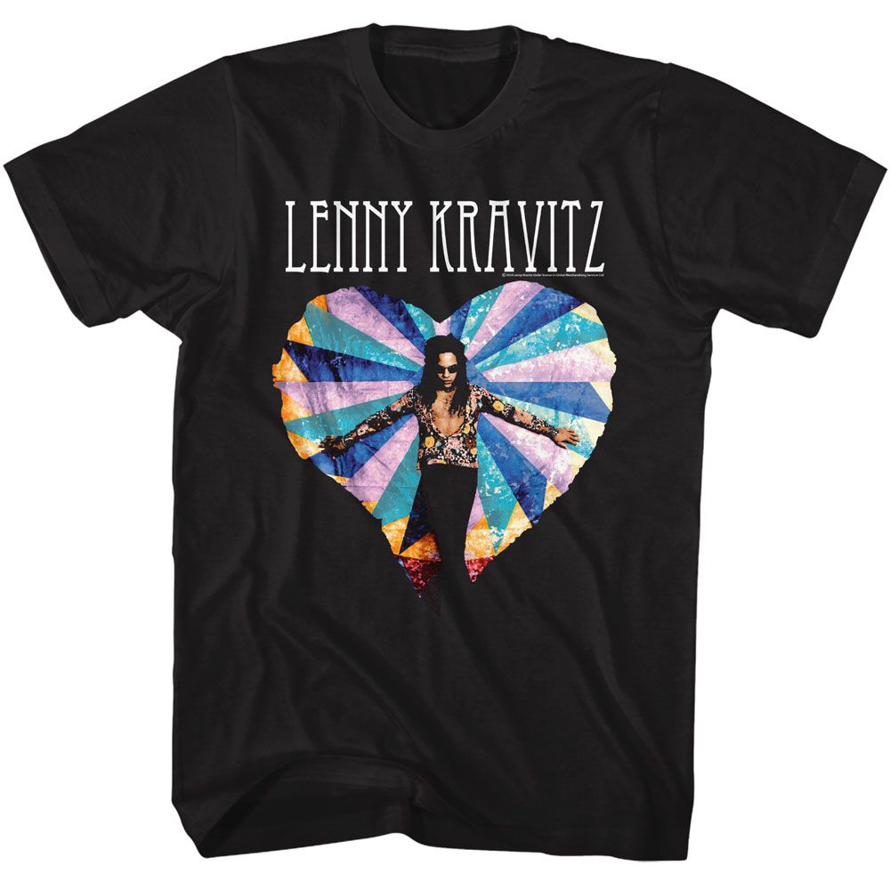 LENNY KRAVITZ - MULTICOLOR HEART SHIRT