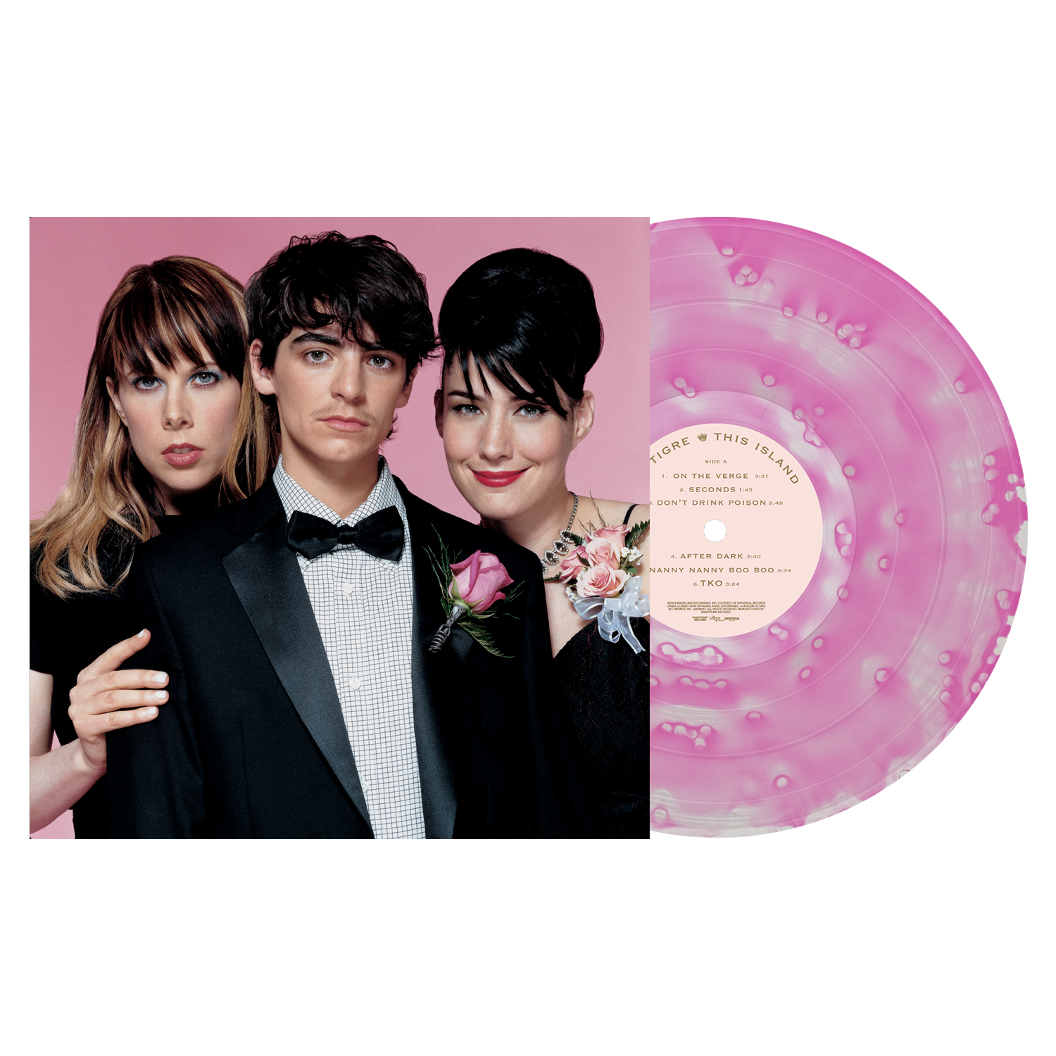 LE TIGRE ‘THIS ISLAND’ LP - EXCLUSIVE - LTD. 200 - NEON PINK GALAXY