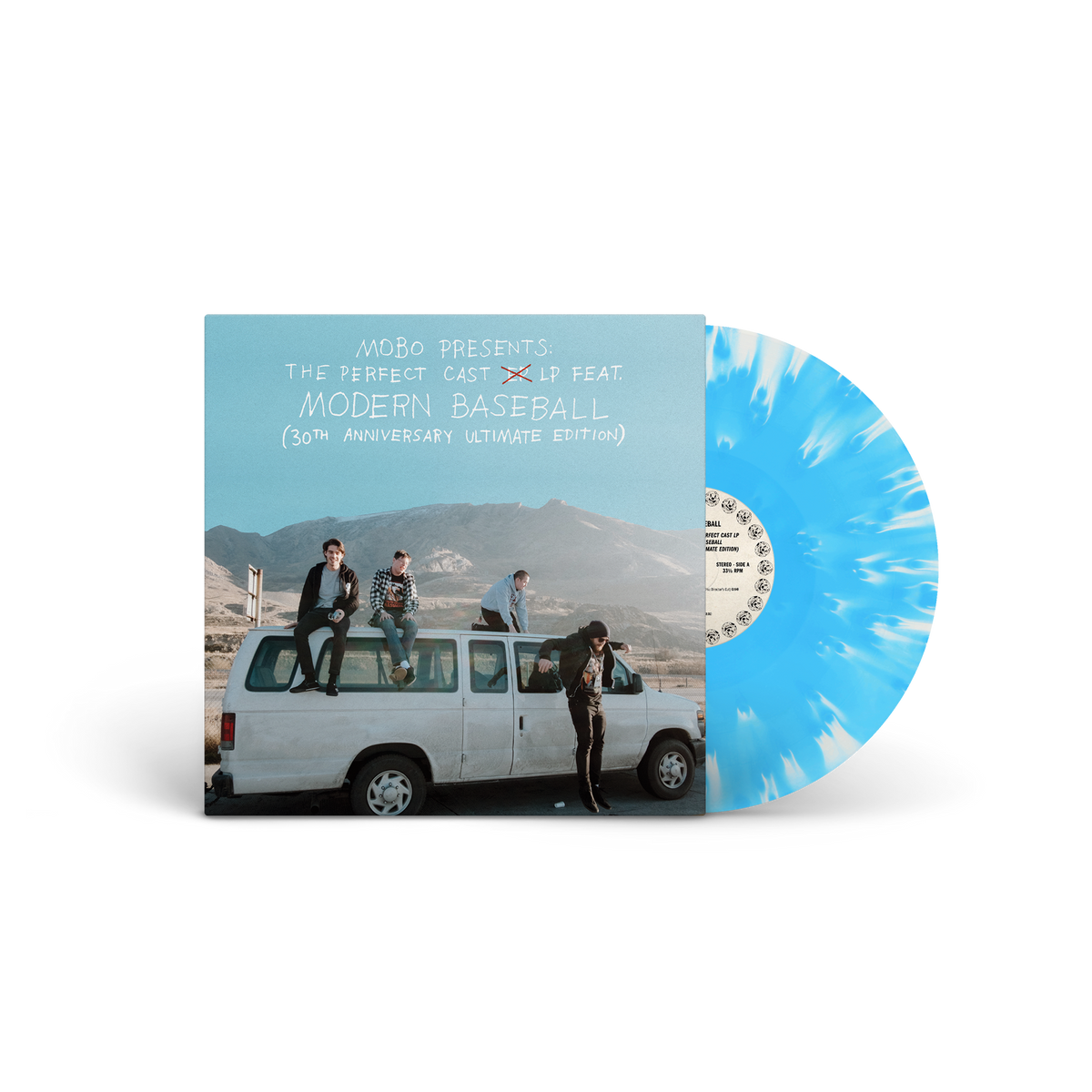 MODERN BASEBALL 'MOBO PRESENTS: THE PERFECT CAST LP FEATURING MODERN BASEBALL' 30TH ANNIVERSARY LP - EXCLUSIVE - LTD. 300 - CLOUDY BLUE