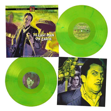 ROB ZOMBIE PRESENTS THE LAST MAN ON EARTH SOUNDTRACK 2LP - NEON GREEN/BLUE SMOKE