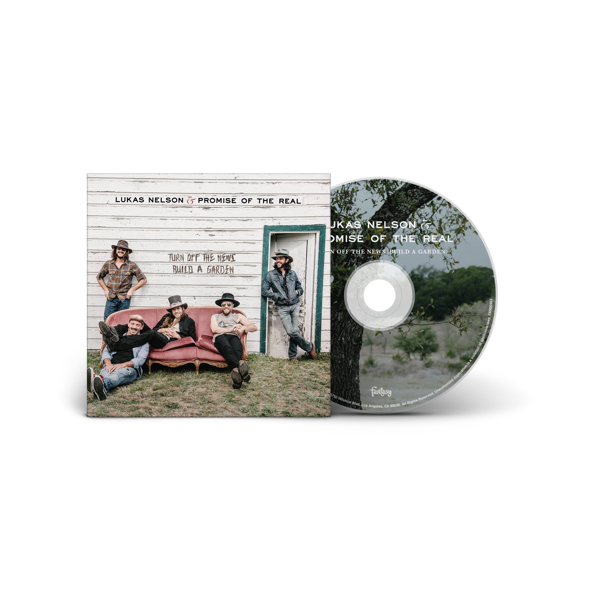 LUKAS NELSON & PROMISE OF THE REAL 'TURN OFF THE NEWS (BUILD A GARDEN)' CD