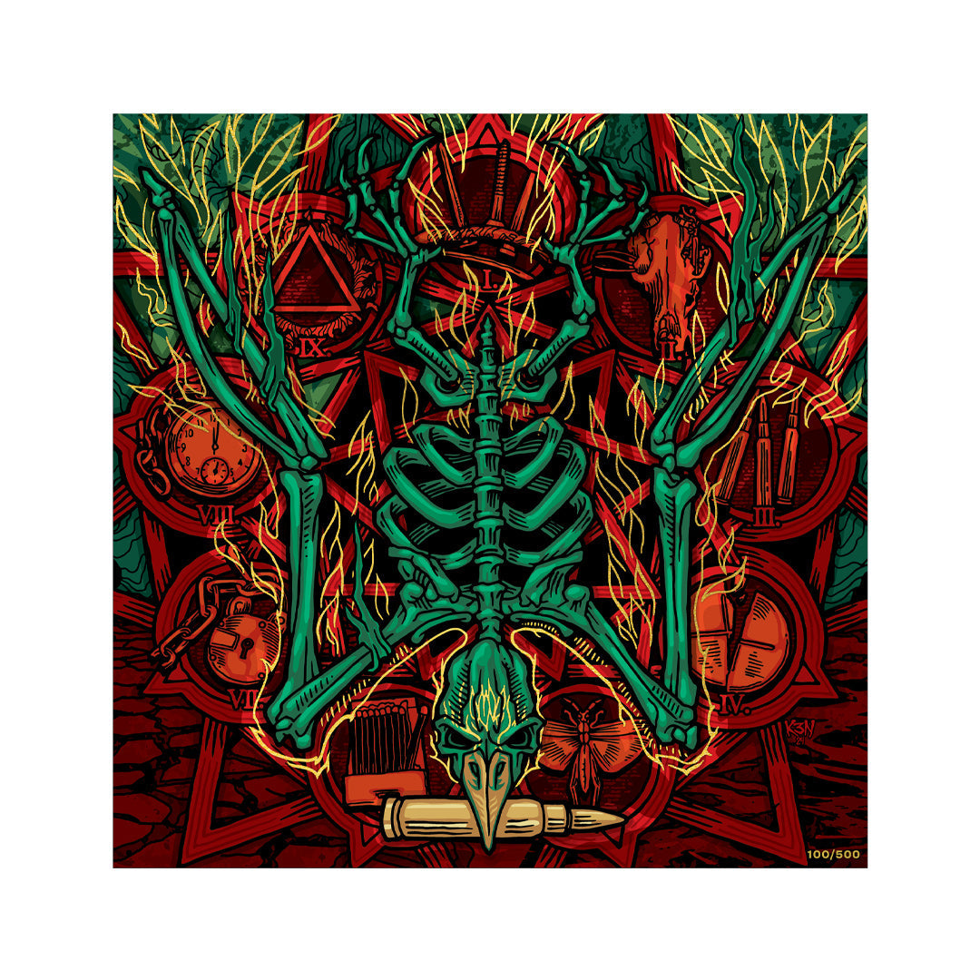 LAMB OF GOD “WARBIRD” LIMITED EDITION 12"x12" PRINT