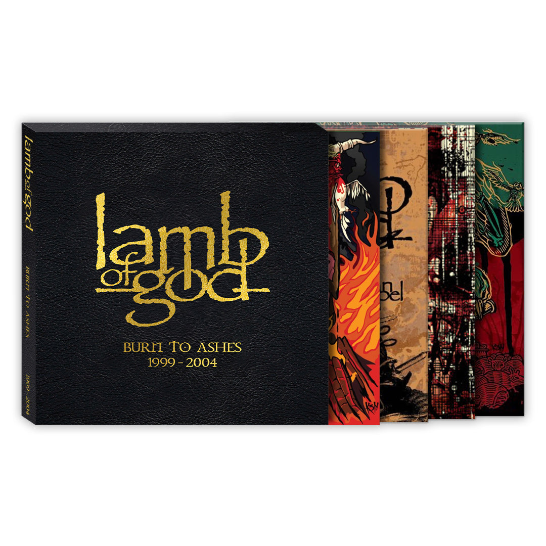 LAMB OF GOD x REVOLVER: 'BURN TO ASHES' (1999-2004)/'KILL TILL RESOLUTION' (2005-2012) LIMITED VINYL BOX SETS