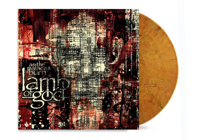 LAMB OF GOD ‘AS THE PALACES BURN’ LP + "BAND COVER" SPECIAL COLLECTOR'S EDITION DELUXE MAGAZINE -  EXCLUSIVE - LTD. 500 - ORANGE RUST