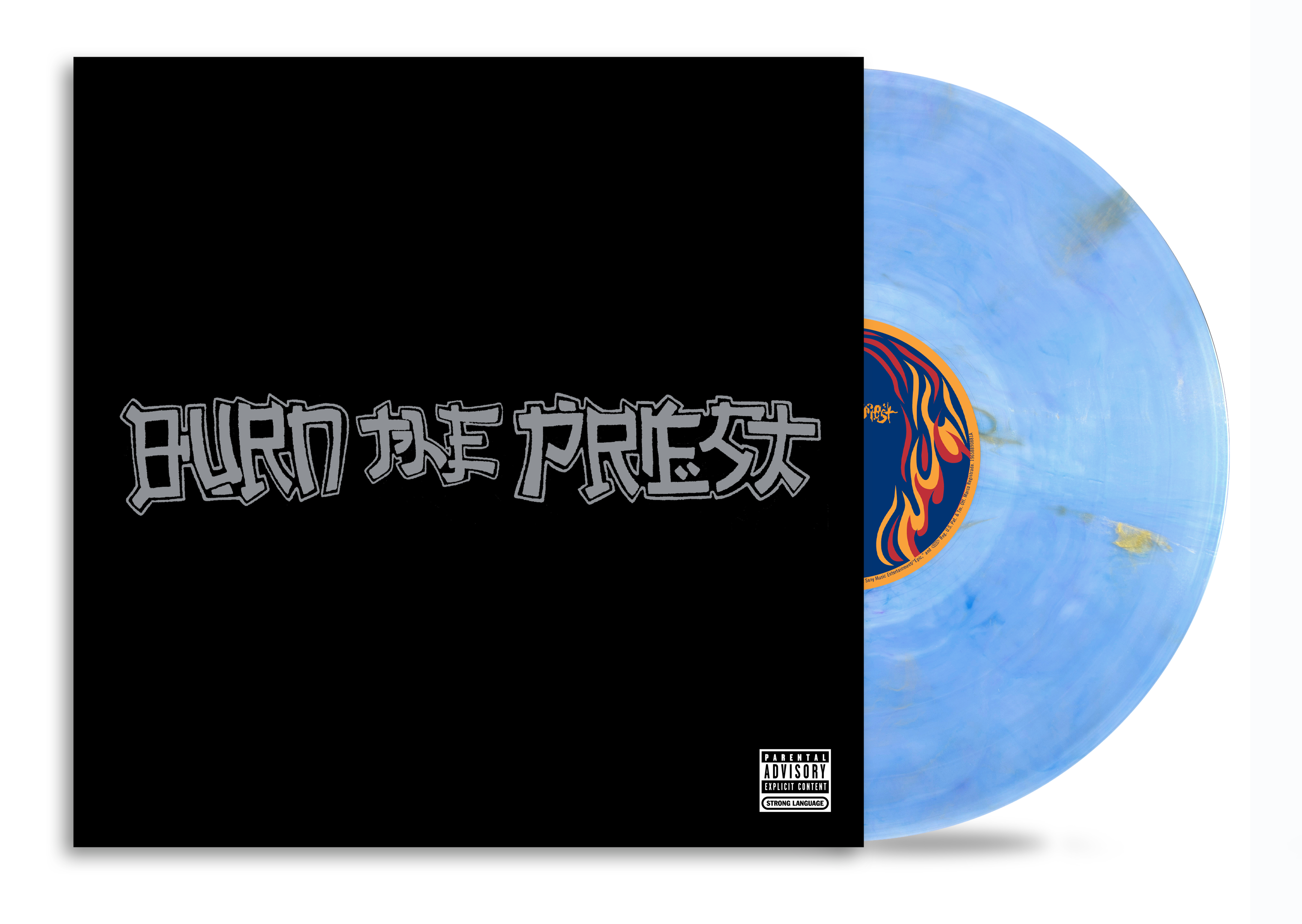 LAMB OF GOD ‘BURN THE PRIEST’ LP - EXCLUSIVE - LTD. 500 - BLUE/COLOR/FLECKS