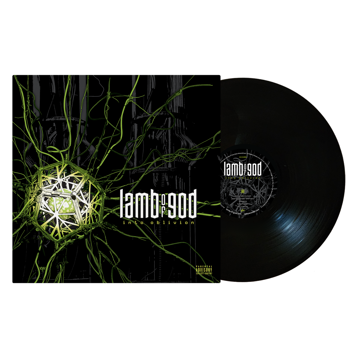 LAMB OF GOD 'INTO OBLIVION' LP - BLACK