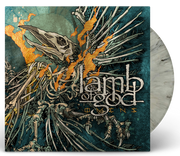 LAMB OF GOD 'OMENS' LP - EXCLUSIVE - LTD. 1000 - SILVER GRAY MARBLE