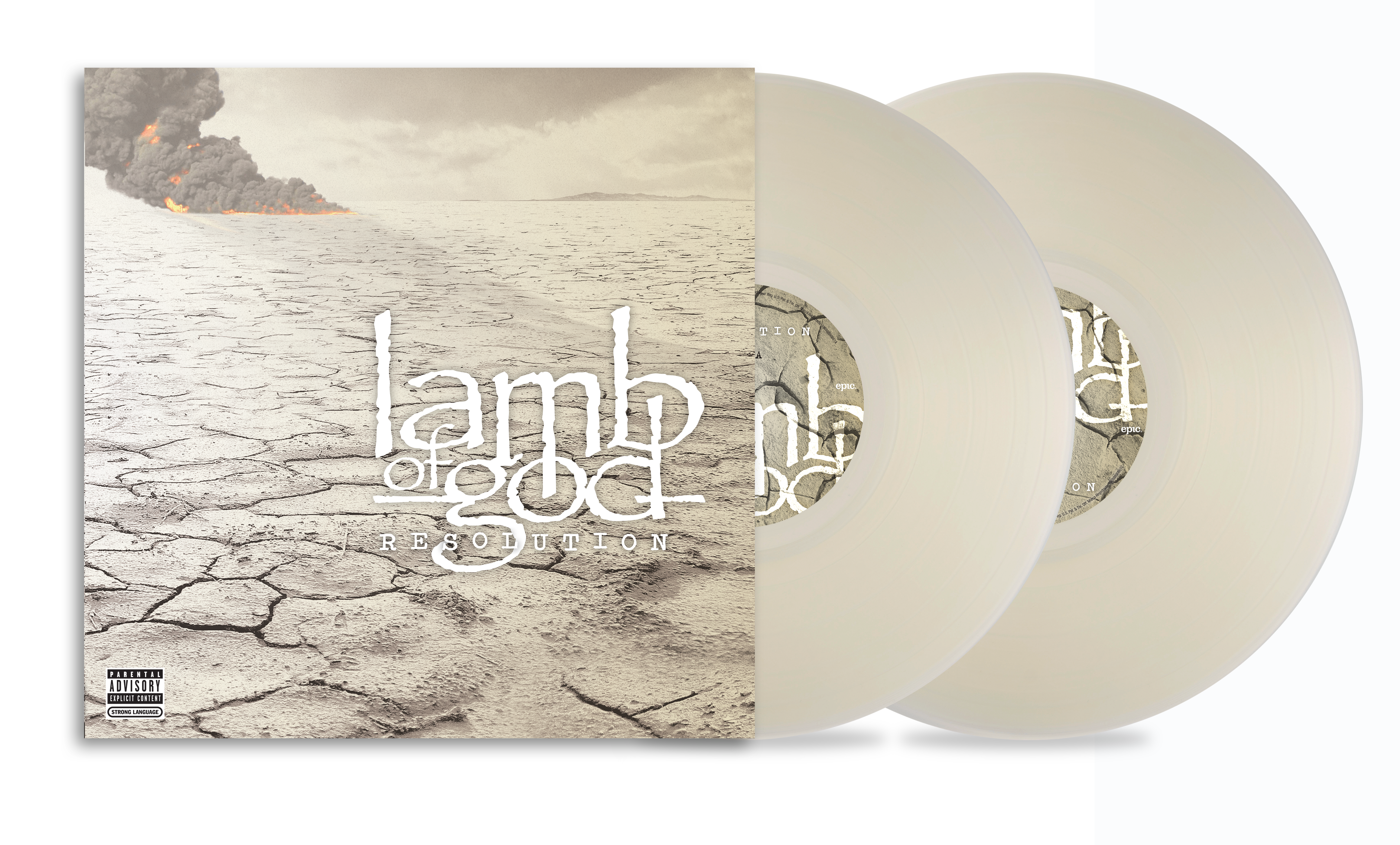 LAMB OF GOD ‘RESOLUTION’ 2LP - EXCLUSIVE - LTD. 500 - IVORY