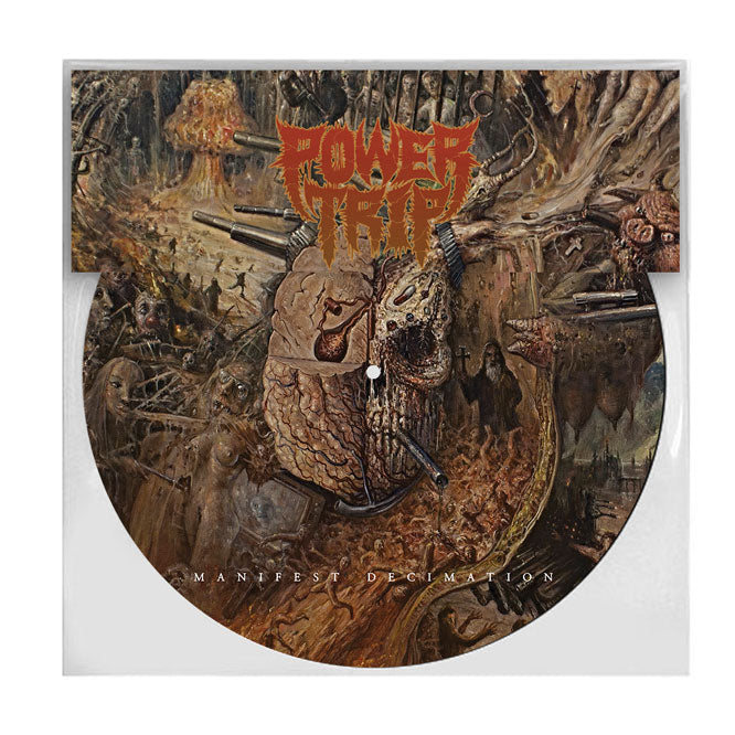 POWER TRIP 'MANIFEST DECIMATION' RILEY GALE FOUNDATION EDITION LP - PICTURE DISC