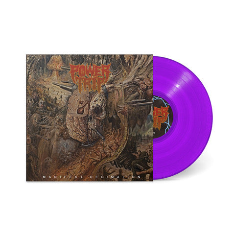 POWER TRIP 'MANIFEST DECIMATION' RILEY GALE FOUNDATION EDITION LP - PURPLE