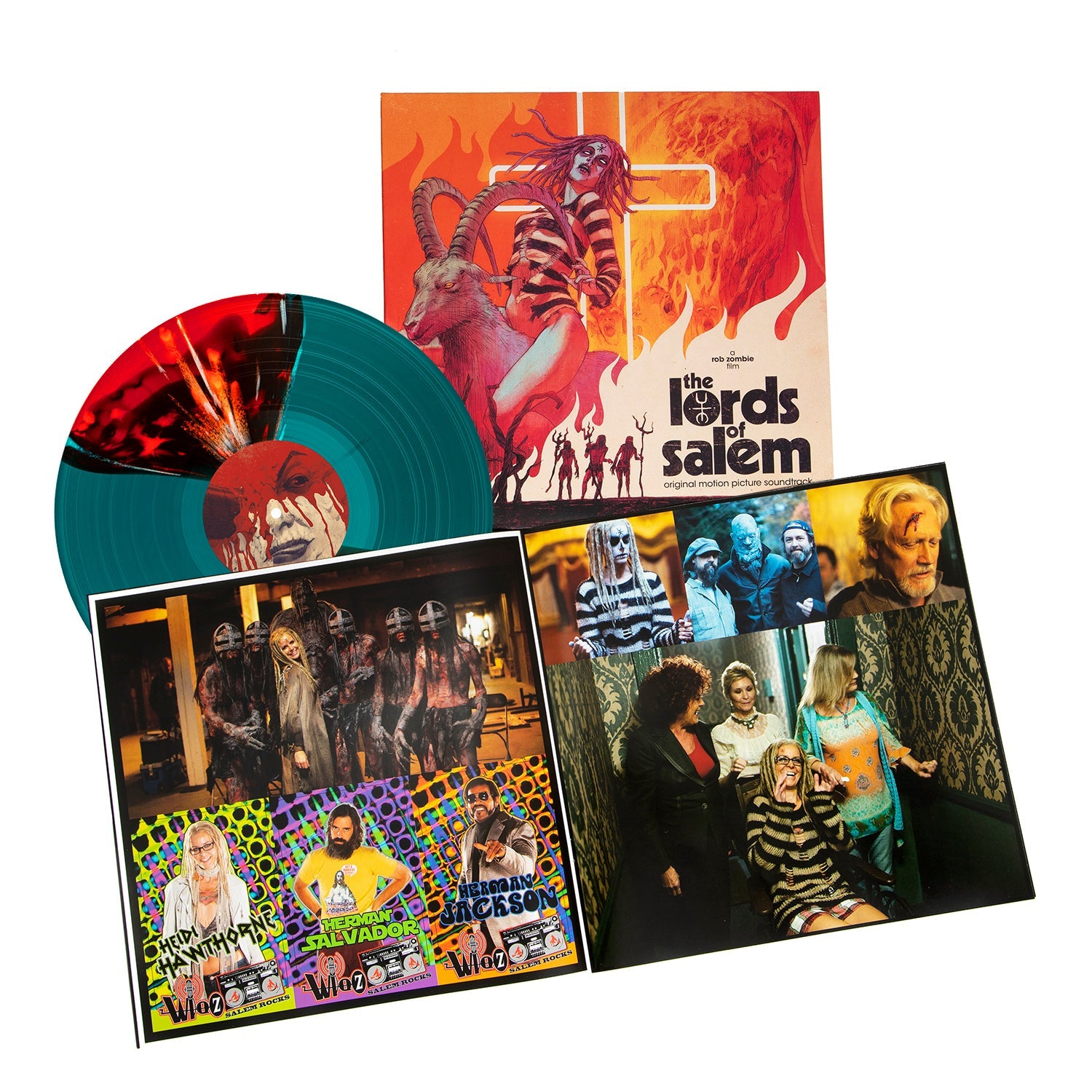 'LORDS OF SALEM' MOTION PICTURE SOUNDTRACK LP - BLOOD RED/BLUE/BUTTERFLY EFFECT/WHITE/SPLATTER