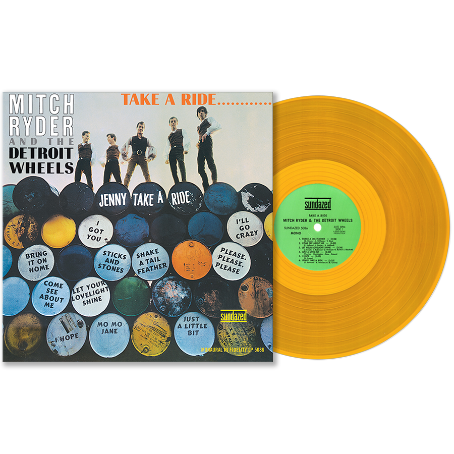 MITCH RYDER & THE DETROIT WHEELS 'TAKE A RIDE...' LP - GOLD