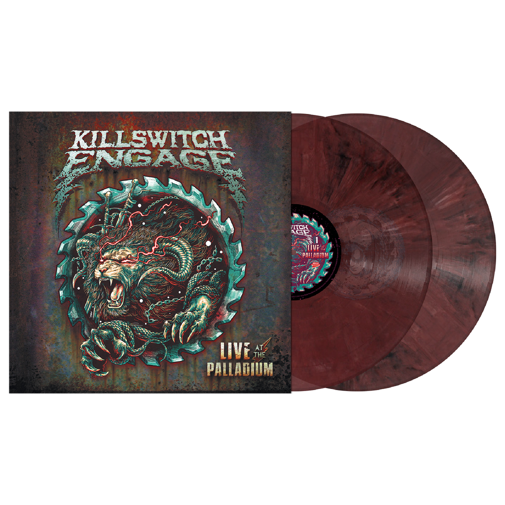 KILLSWITCH ENGAGE 'LIVE AT THE PALLADIUM' 2LP - BURGUNDY/RED/MARBLE