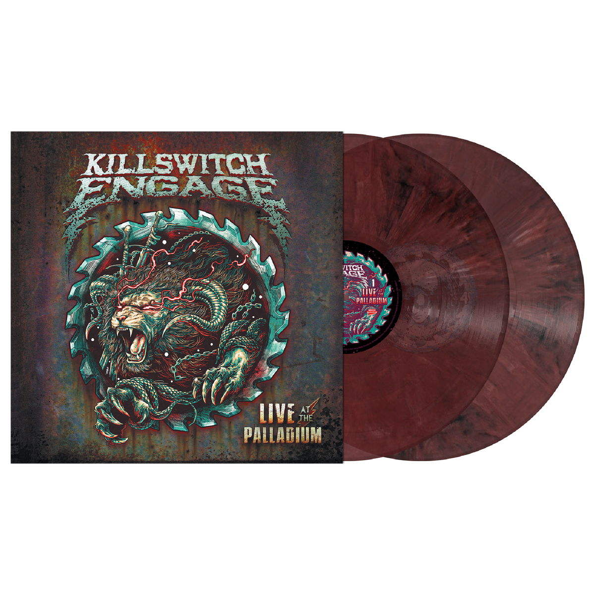 KILLSWITCH ENGAGE 'LIVE AT THE PALLADIUM' 2LP - BURGUNDY/RED/MARBLE