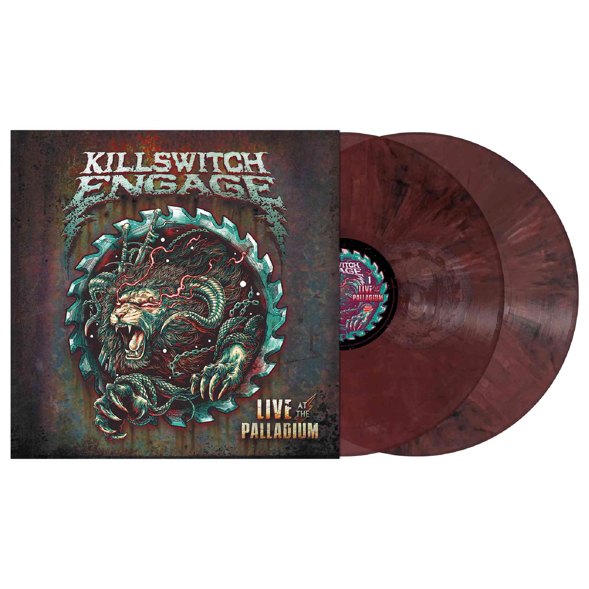 KILLSWITCH ENGAGE 'LIVE AT THE PALLADIUM' 2LP - BURGUNDY/RED/MARBLE