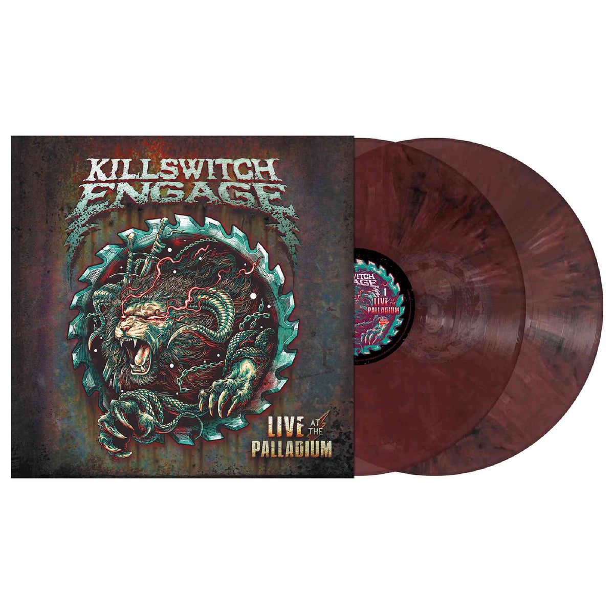 KILLSWITCH ENGAGE 'LIVE AT THE PALLADIUM' 2LP - BURGUNDY/RED/MARBLE