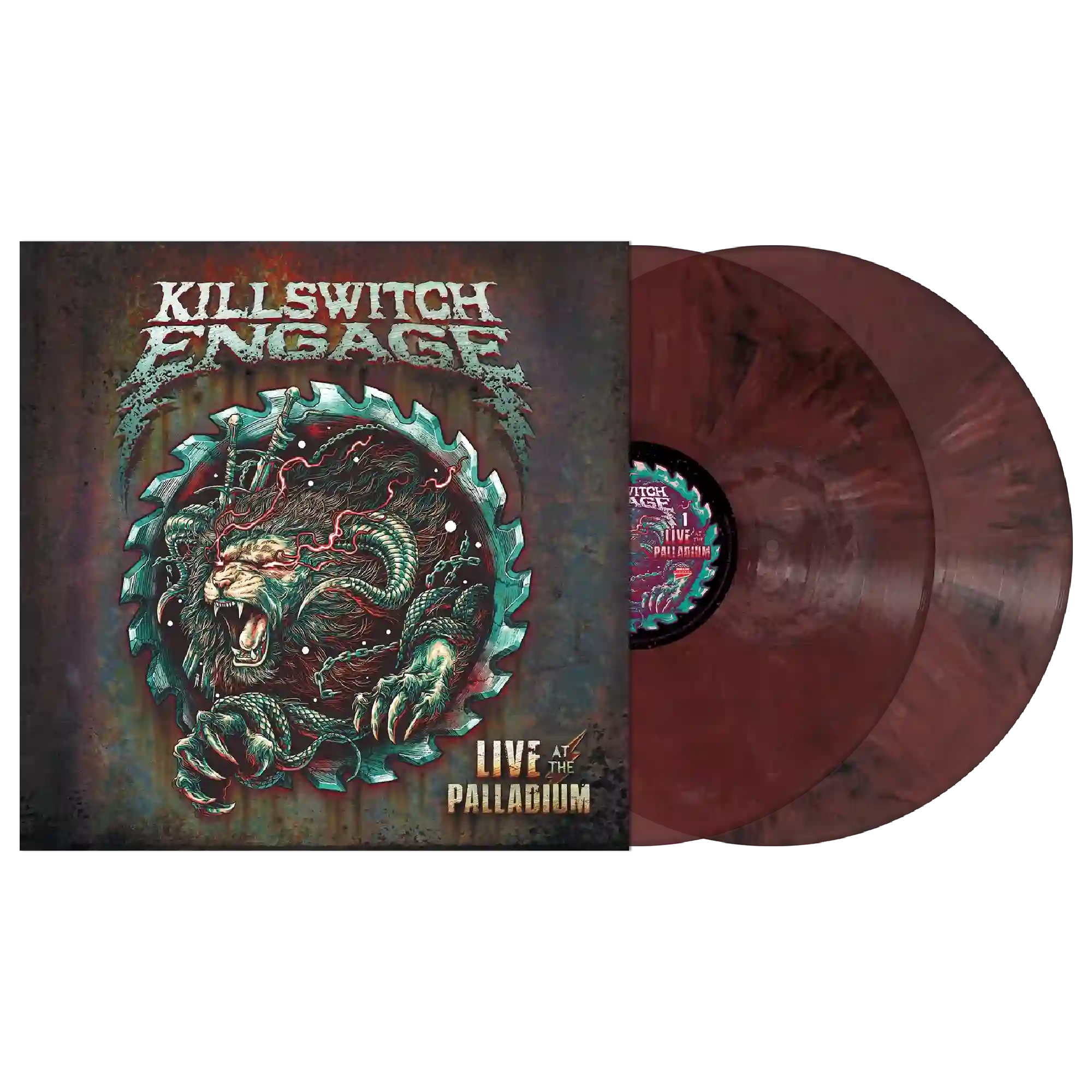 KILLSWITCH ENGAGE 'LIVE AT THE PALLADIUM' 2LP - BURGUNDY/RED/MARBLE