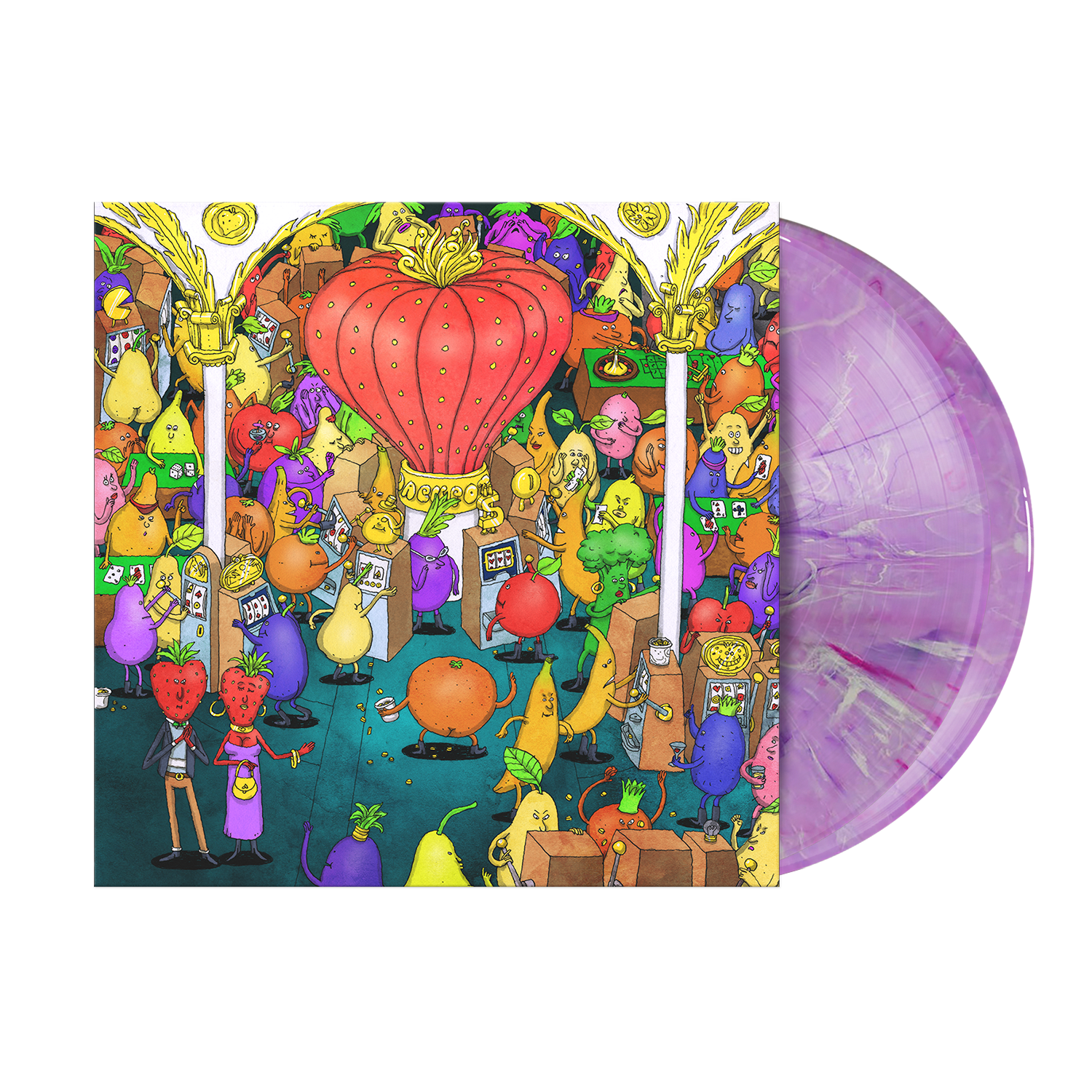 DANCE GAVIN DANCE 'JACKPOT JUICER' 2LP - LAVENDER MARBLE