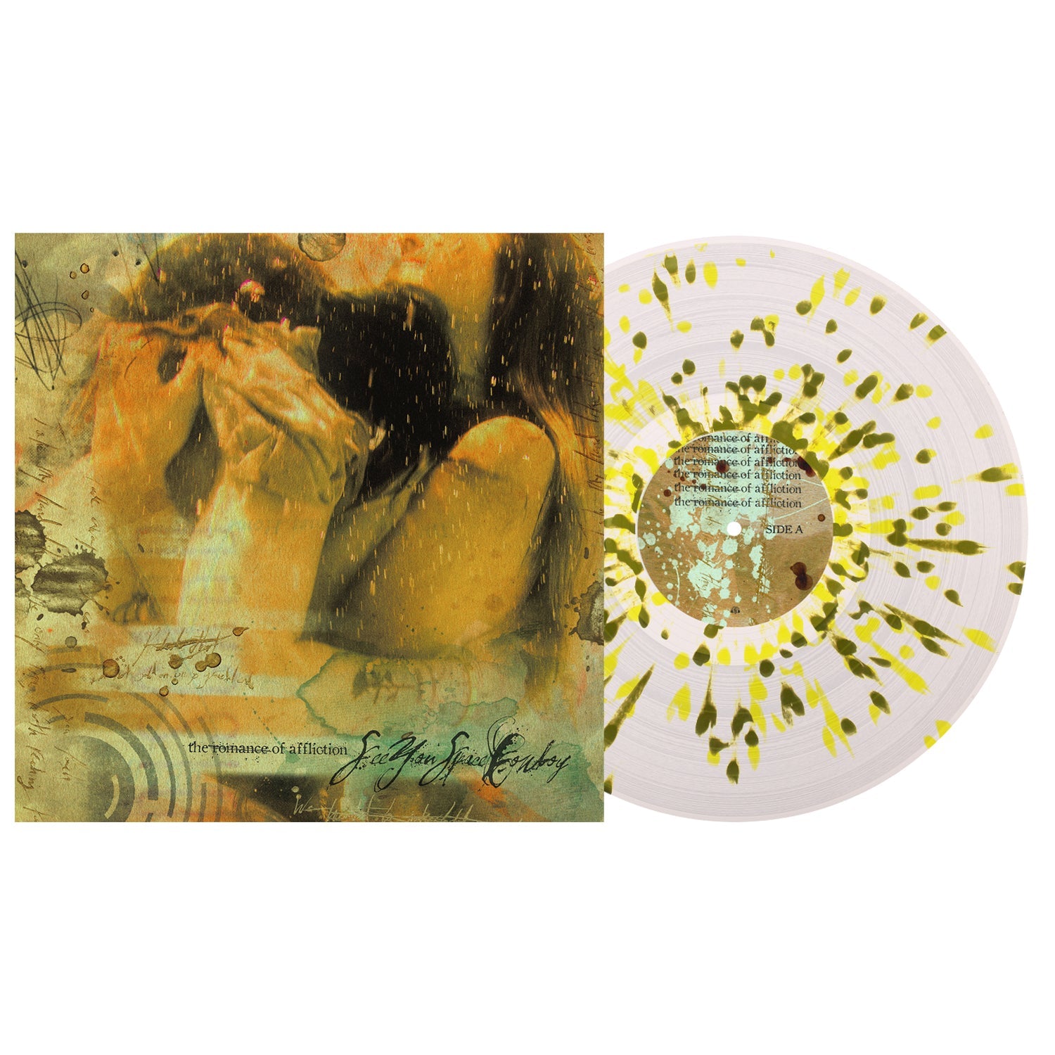 SEEYOUSPACECOWBOY ‘THE ROMANCE OF AFFLICTION’ LP - EXCLUSIVE - LTD. 300 - CLEAR/SWAMPGREEN/YELLOW/SPLATTER