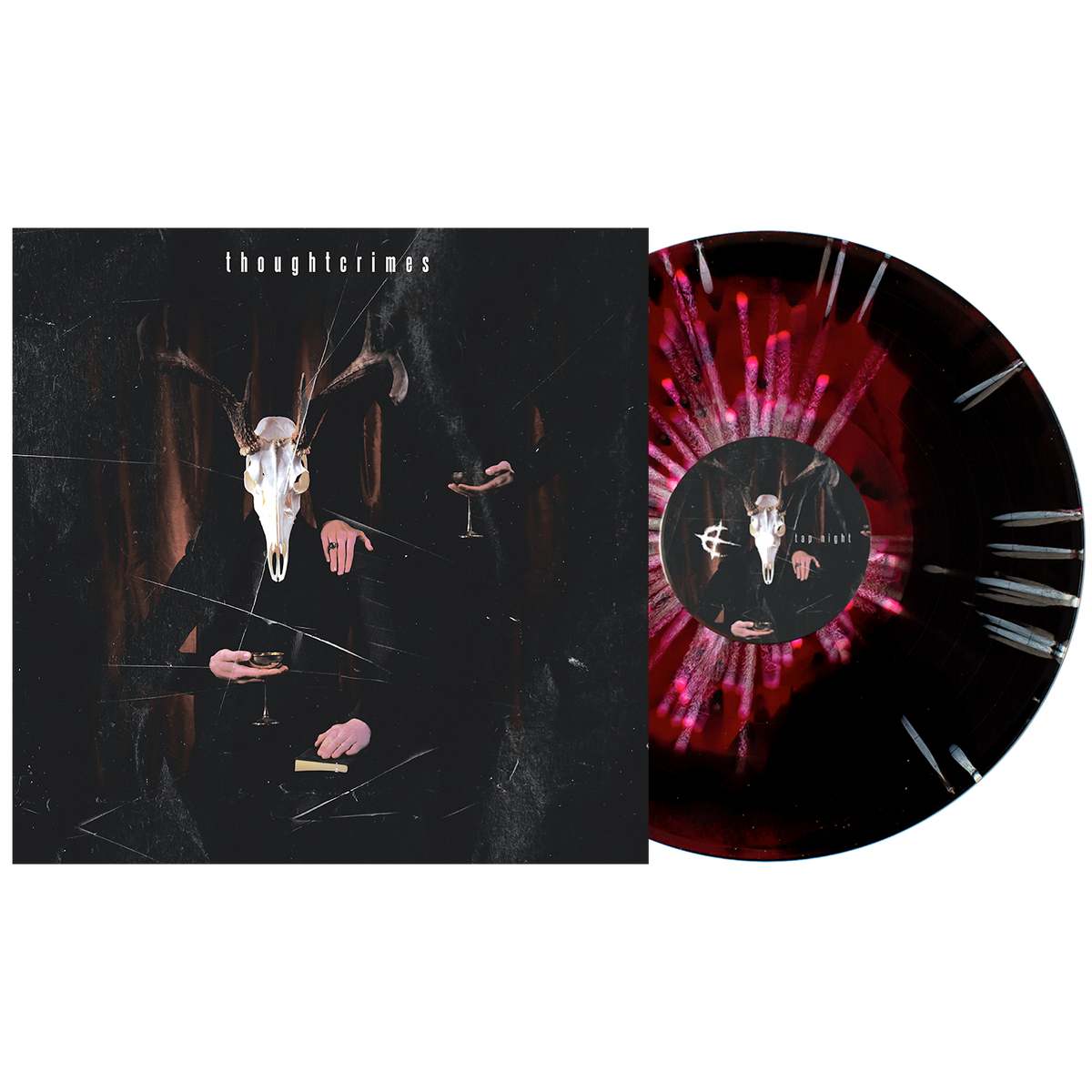 THOUGHTCRIMES ‘TAP NIGHT’ LP - LTD. 150 - BLACK/RED SMASH/WHITE SPLATTER