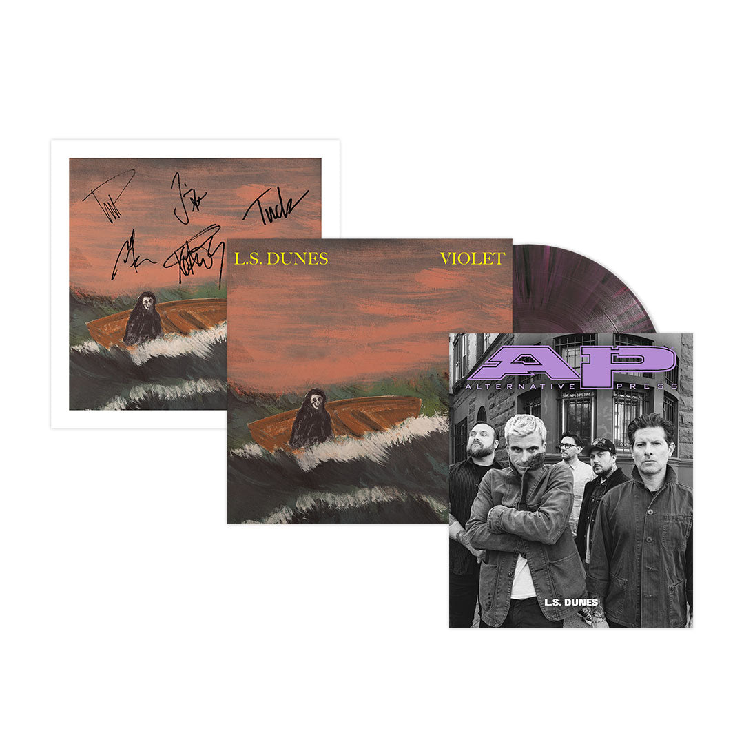 ALTERNATIVE PRESS WINTER 2024 ISSUE FEATURING L.S. DUNES +'VIOLET' LP + SIGNED PRINT - EXCLUSIVE - LTD. 500 - NEW TWILIGHT