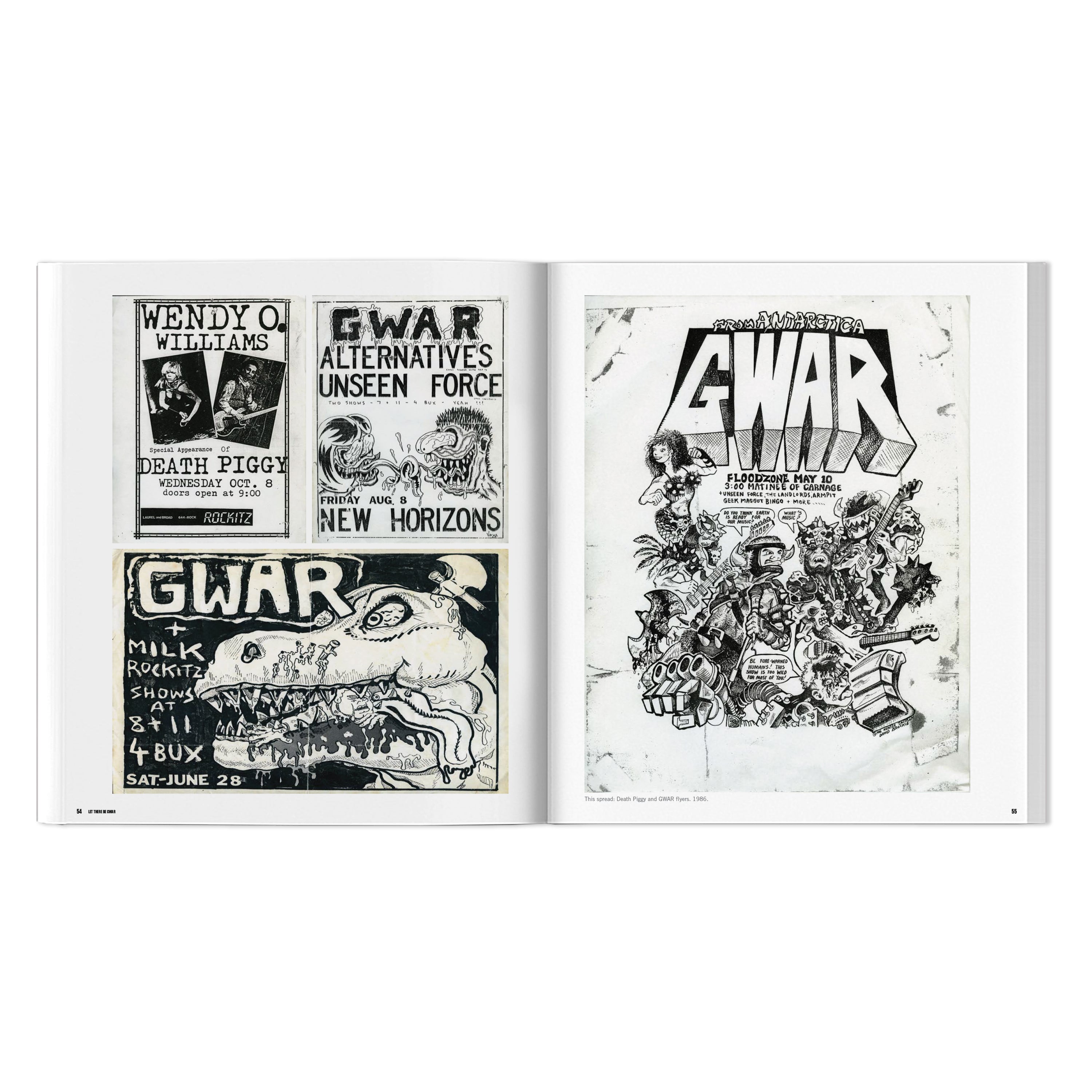 GWAR X BEYOND THE STREETS "LET THERE BE GWAR" BOOK
