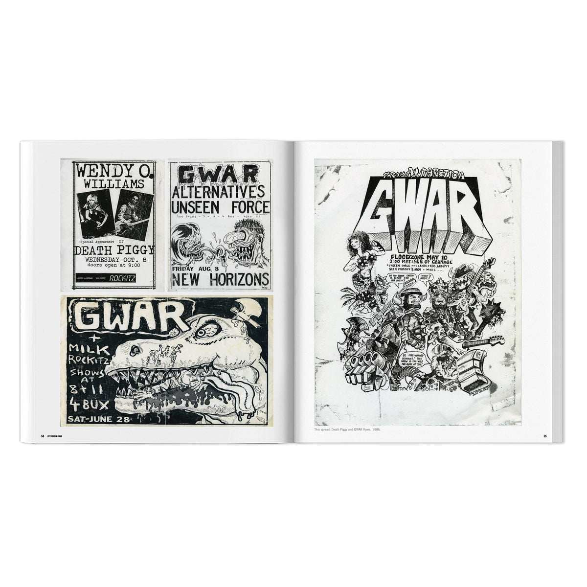 GWAR X BEYOND THE STREETS SIGNED "LET THERE BE GWAR" BOOK