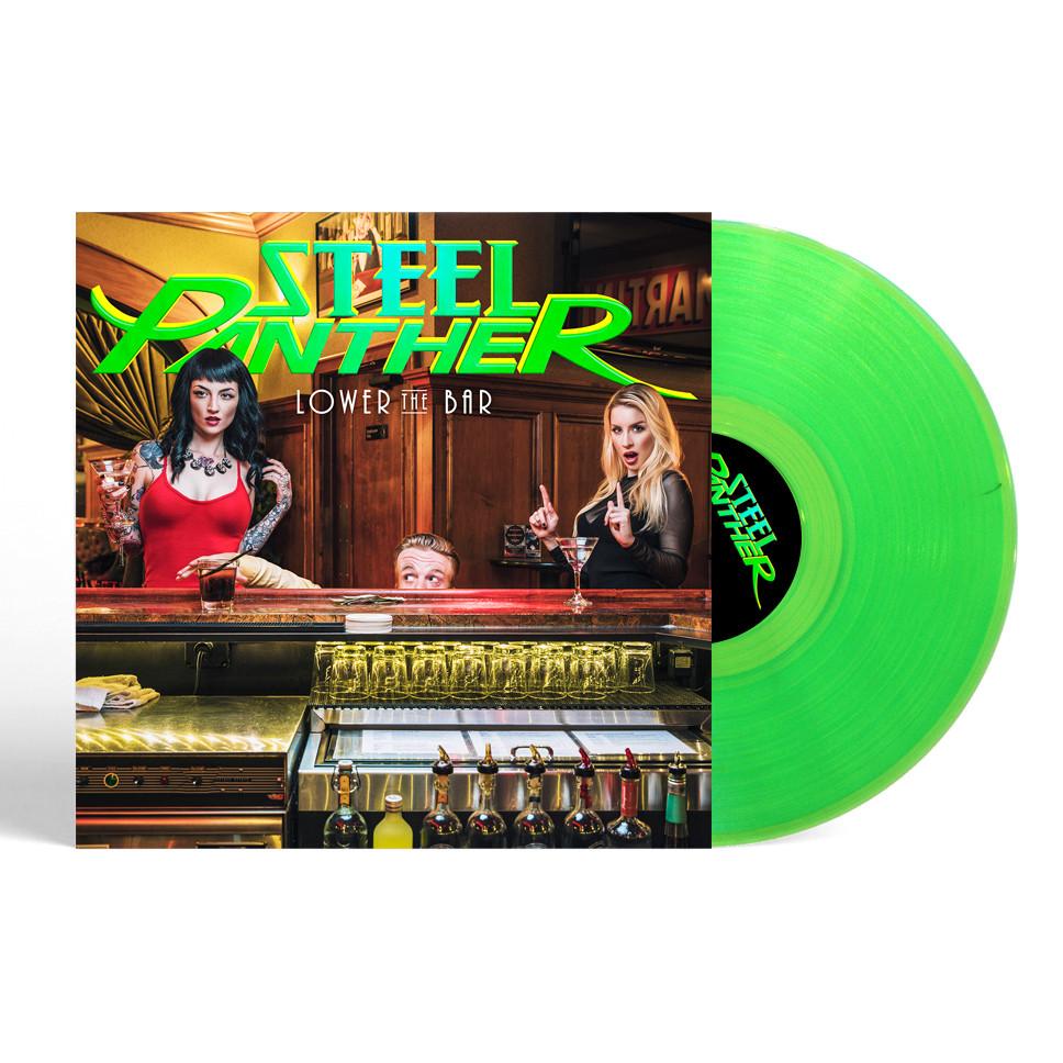 STEEL PANTHER 'LOWER THE BAR' LP - LIME GREEN