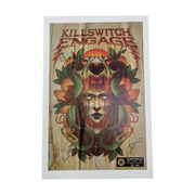KILLSWITCH ENGAGE X REVOLVER X LOUDER THAN LIFE - SIGNED FESTIVAL POSTER