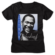 LUTHER VANDROSS - SMILING PHOTO LADIES SHIRT