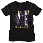 LUTHER VANDROSS - PURPLE SUIT LADIES SHIRT