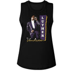 LUTHER VANDROSS - PURPLE SUIT LADIES SHIRT