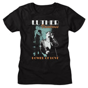 LUTHER VANDROSS - SINGING ON STAGE LADIES SHIRT
