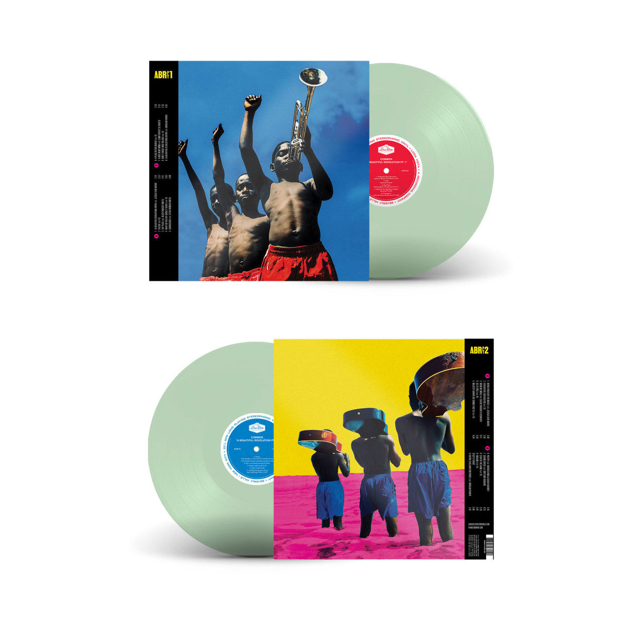COMMON 'A BEAUTIFUL REVOLUTION PTS. 1 & 2'  DELUXE 2LP - COKE BOTTLE CLEAR